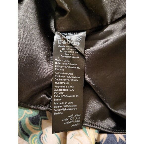 City Chic Plus Size XL 22 Drapey Tulip Faux Wrap Skirt/Silky/Green-Golden - Picture 6 of 12